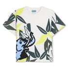 Boys Ivory Elephant Jungle T-Shirt, 1, hi-res