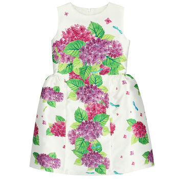 Girls Eirene Floral Print Dress