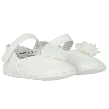 Baby Girls White Pre Walker Shoes