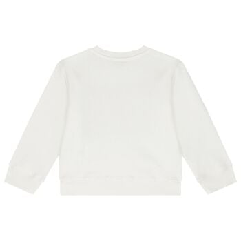 Girls Ivory Logo Sweatshirt