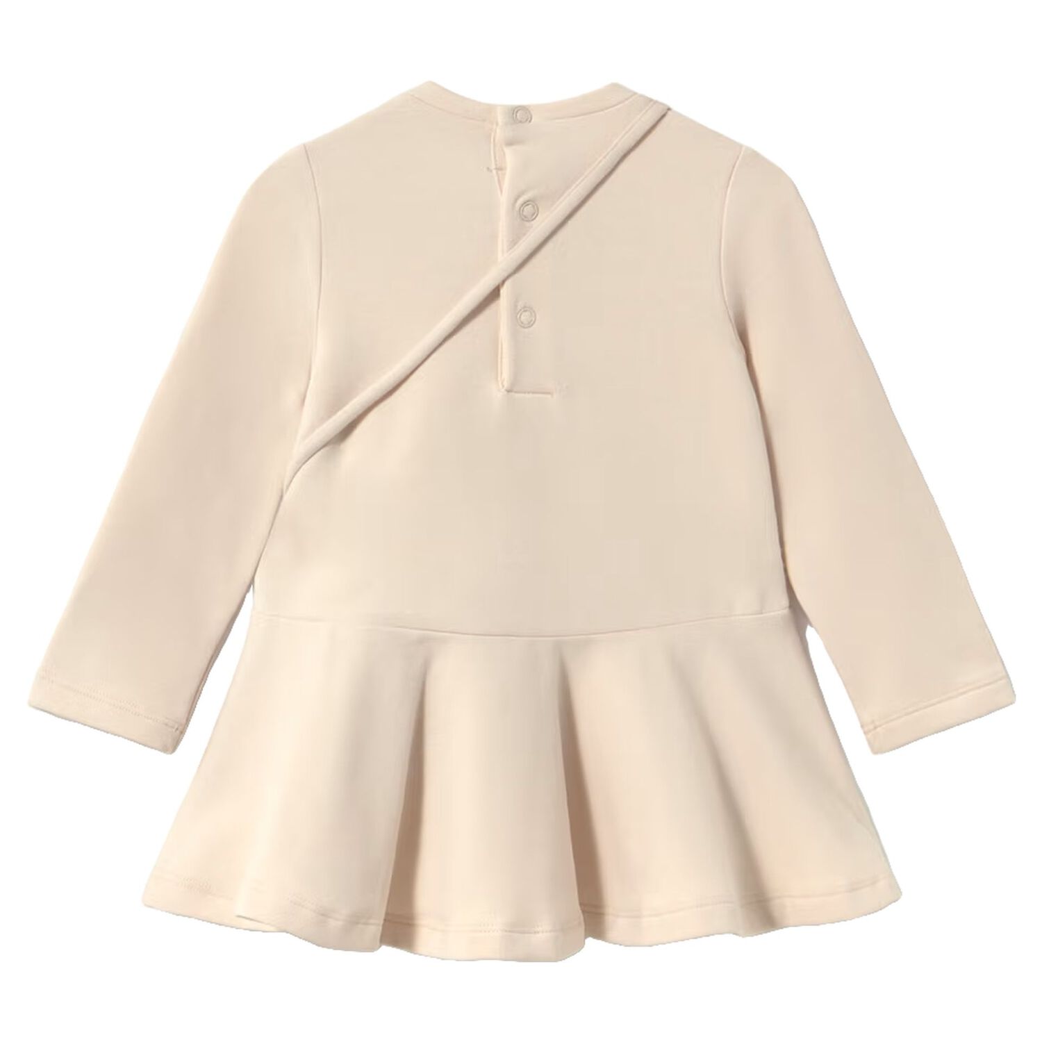 Younger Girls Beige Dress Set, 1, hi-res