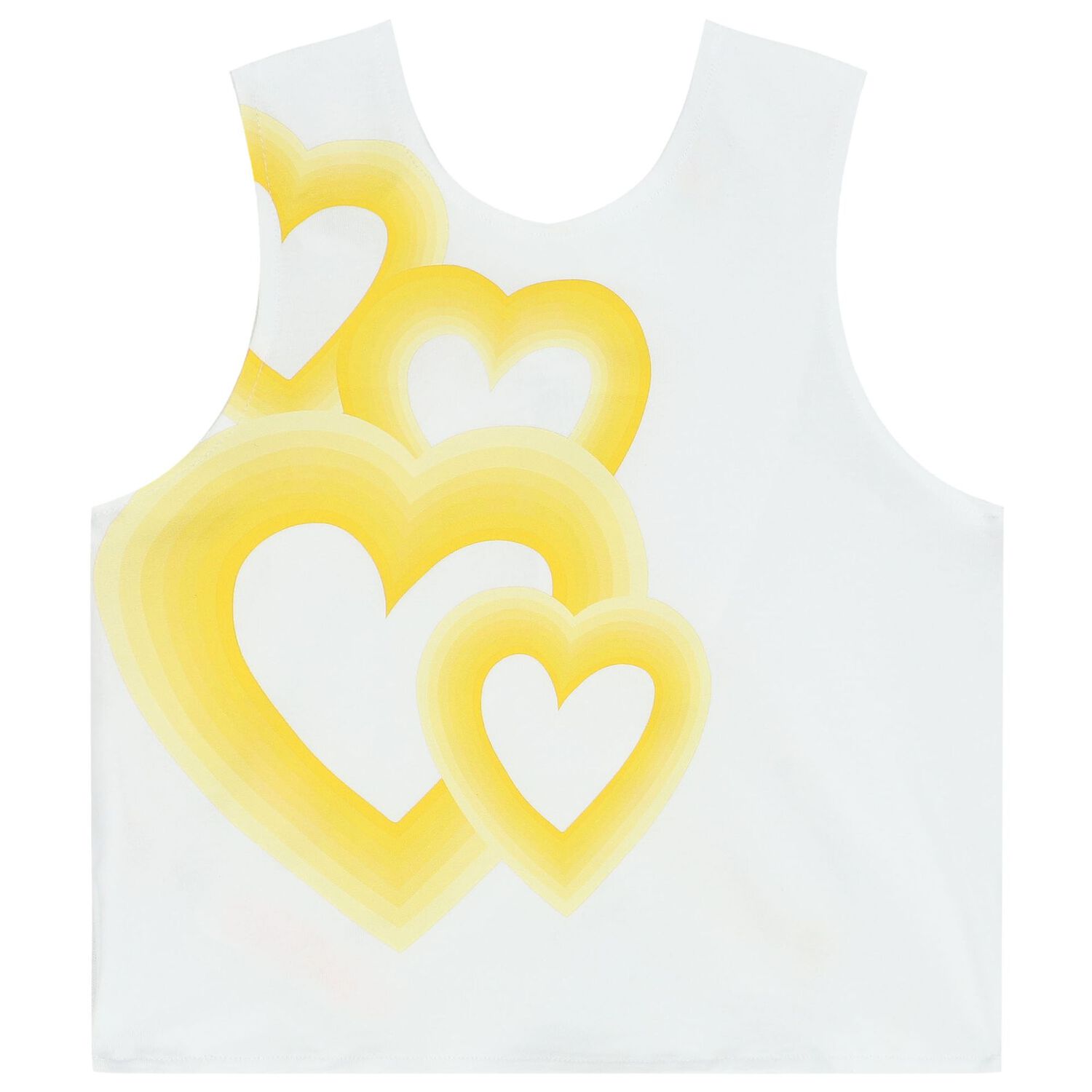 Girls Yellow & White Shorts Set, 1, hi-res image number null