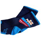 Boys Navy Blue & Red Socks ( 3-Pack ), 2, hi-res
