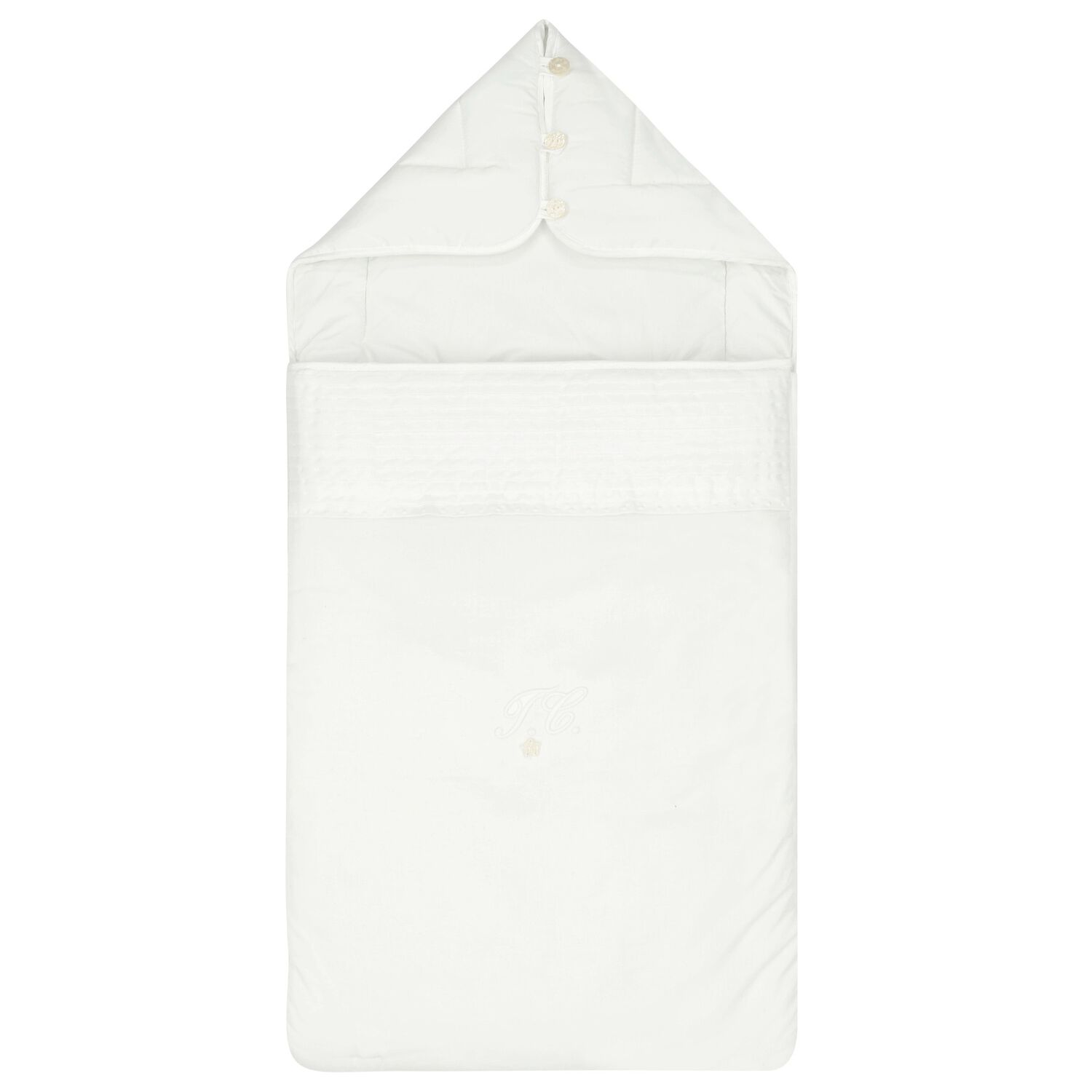 مدس بالشعار باللون الأبيض, 1, hi-res