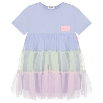 Girls Purple Tulle Dress