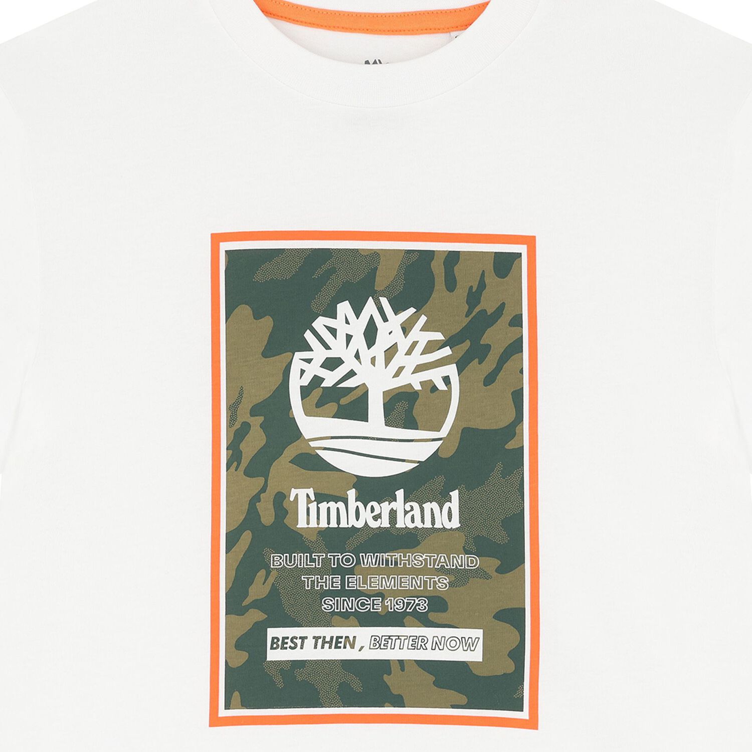 تي شيرت باللون  أبيض بشعار للأولاد, 1, hi-res image number null