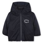 Younger Navy Blue Tiger Hooded Younger Jacket, 1, hi-res