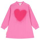 Girls Pink Heart Dress Set, 1, hi-res