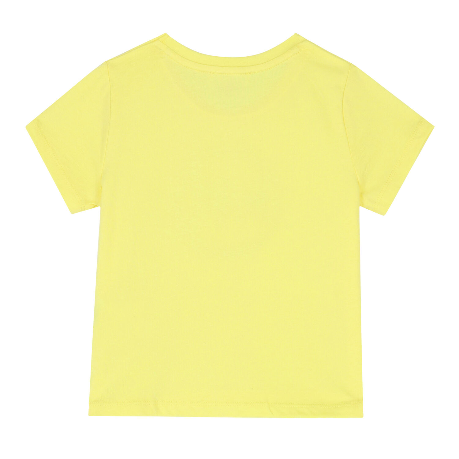 Girls Yellow Embellished Logo T-Shirt, 3, hi-res