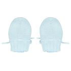 Baby Boys Blue Mittens & Booties Gift Set, 4, hi-res