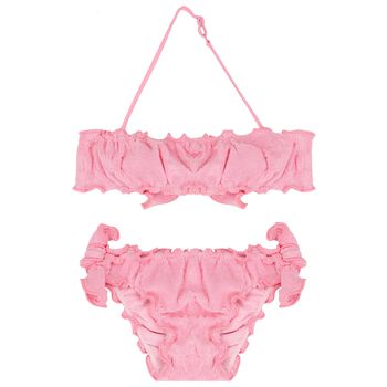 Girls Pink logo Bikini