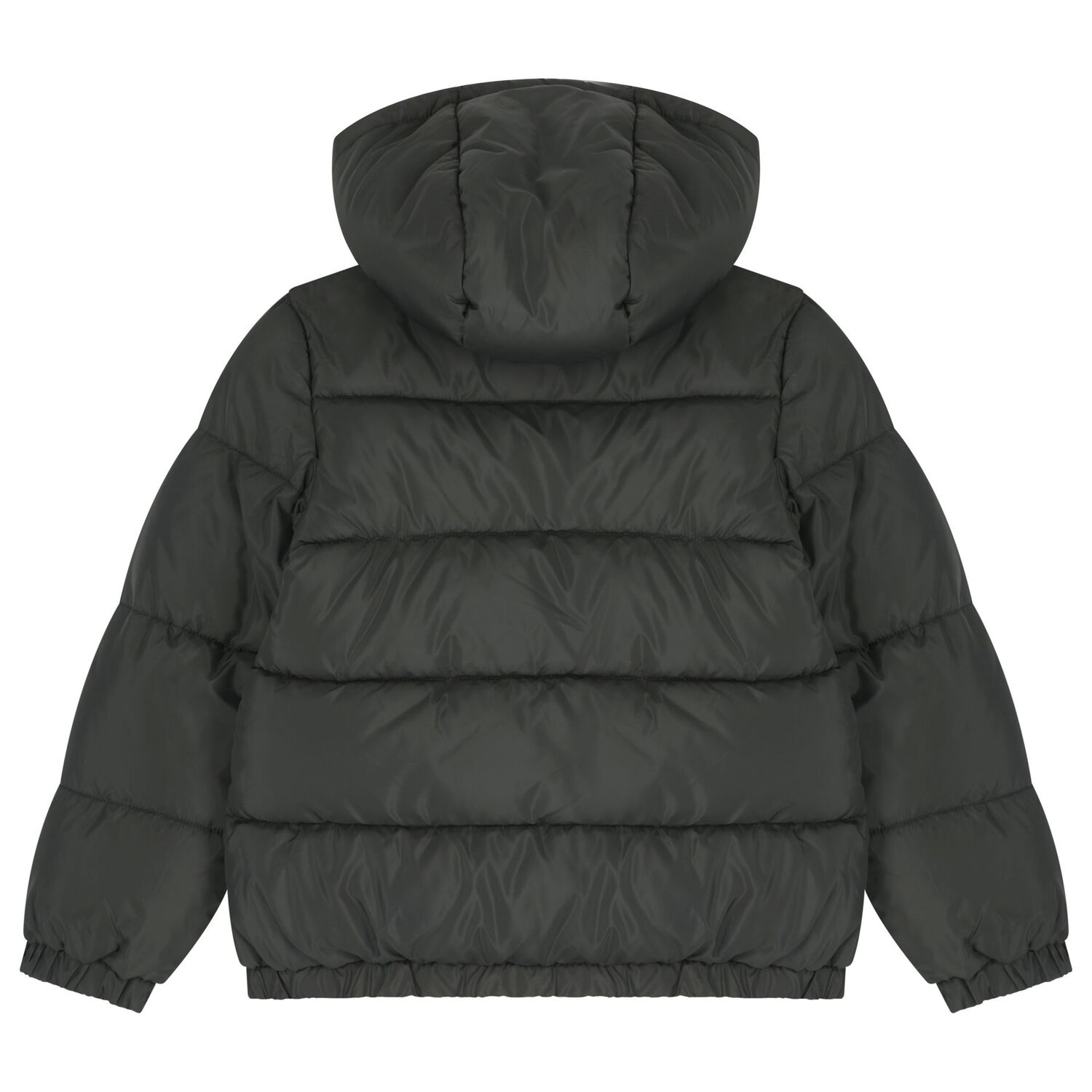 Boys Green Logo Padded Puffer Jacket, 1, hi-res image number null