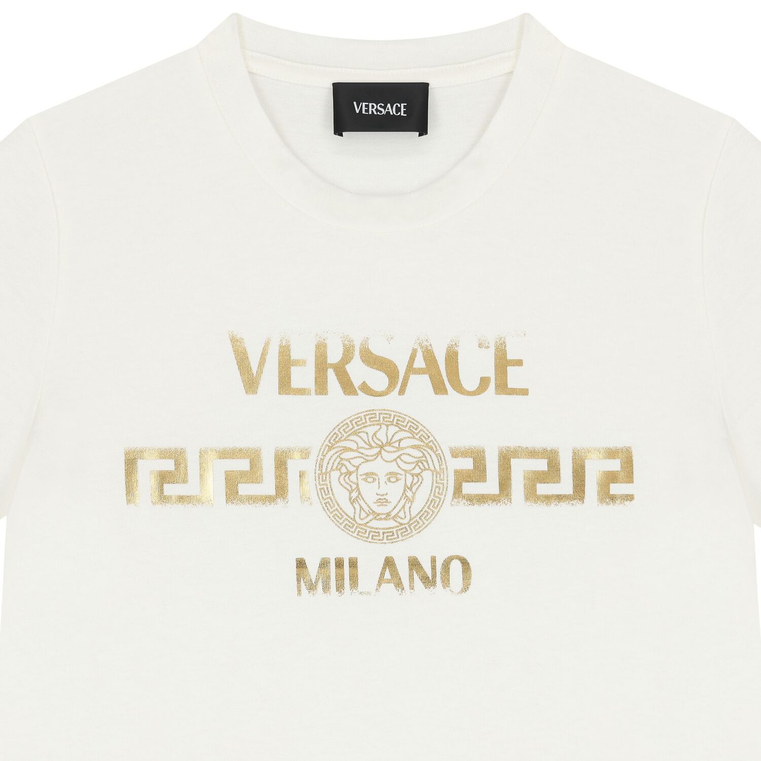 Boys White Medusa T-Shirt, 1, hi-res