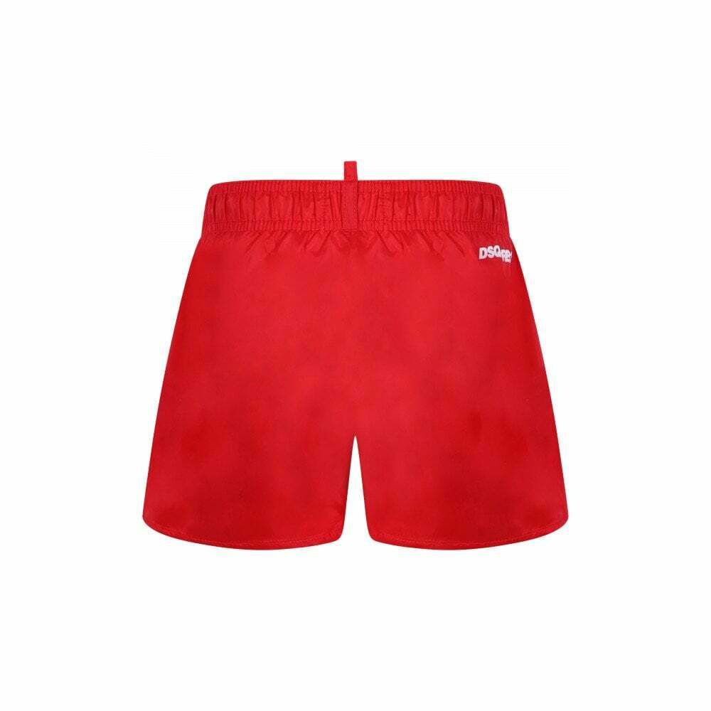 Boys red swim shorts clearance