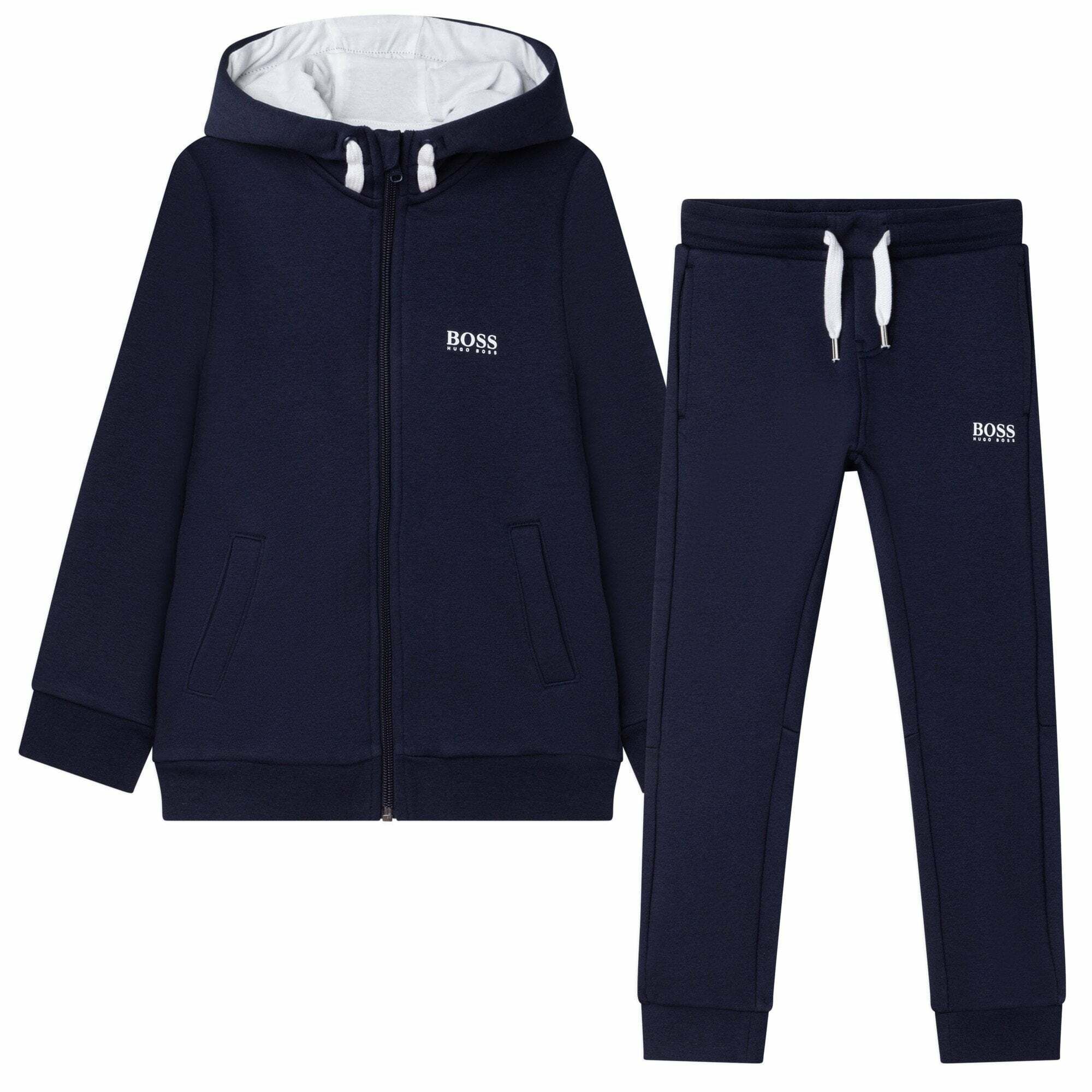 Boys hugo boss tracksuit new arrivals