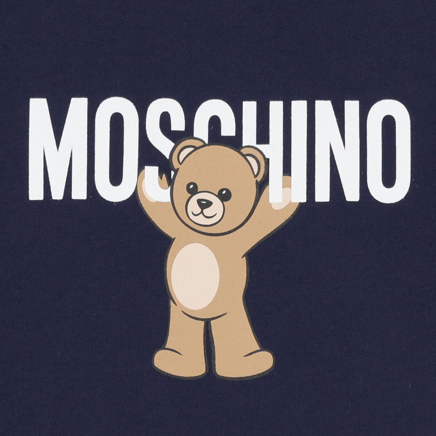 فستان بالشعار تيدي بير باللون الكحلي, 2, hi-res