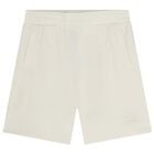Boys Ivory Logo Shorts, 1, hi-res