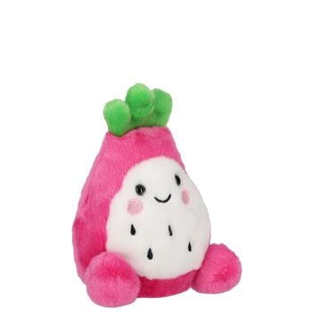 Girls Pink & White Palm Pals Rhys Dragon Fruit Soft Toy ( 13CM )