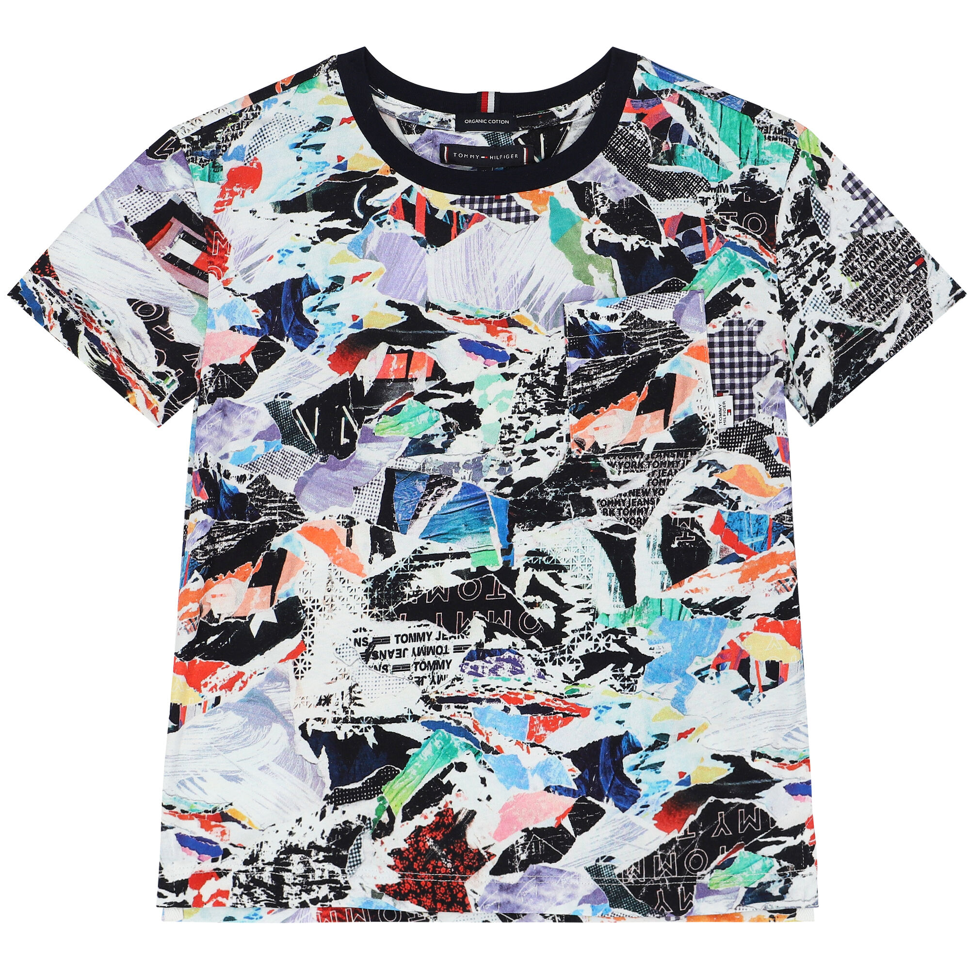 Tommy jeans all over print sweatshirt new arrivals