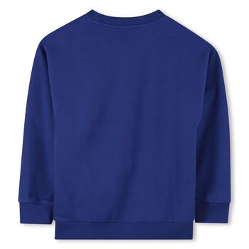 Boys Blue Logo Sweatshirt