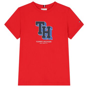 Boys Red Logo T-Shirt
