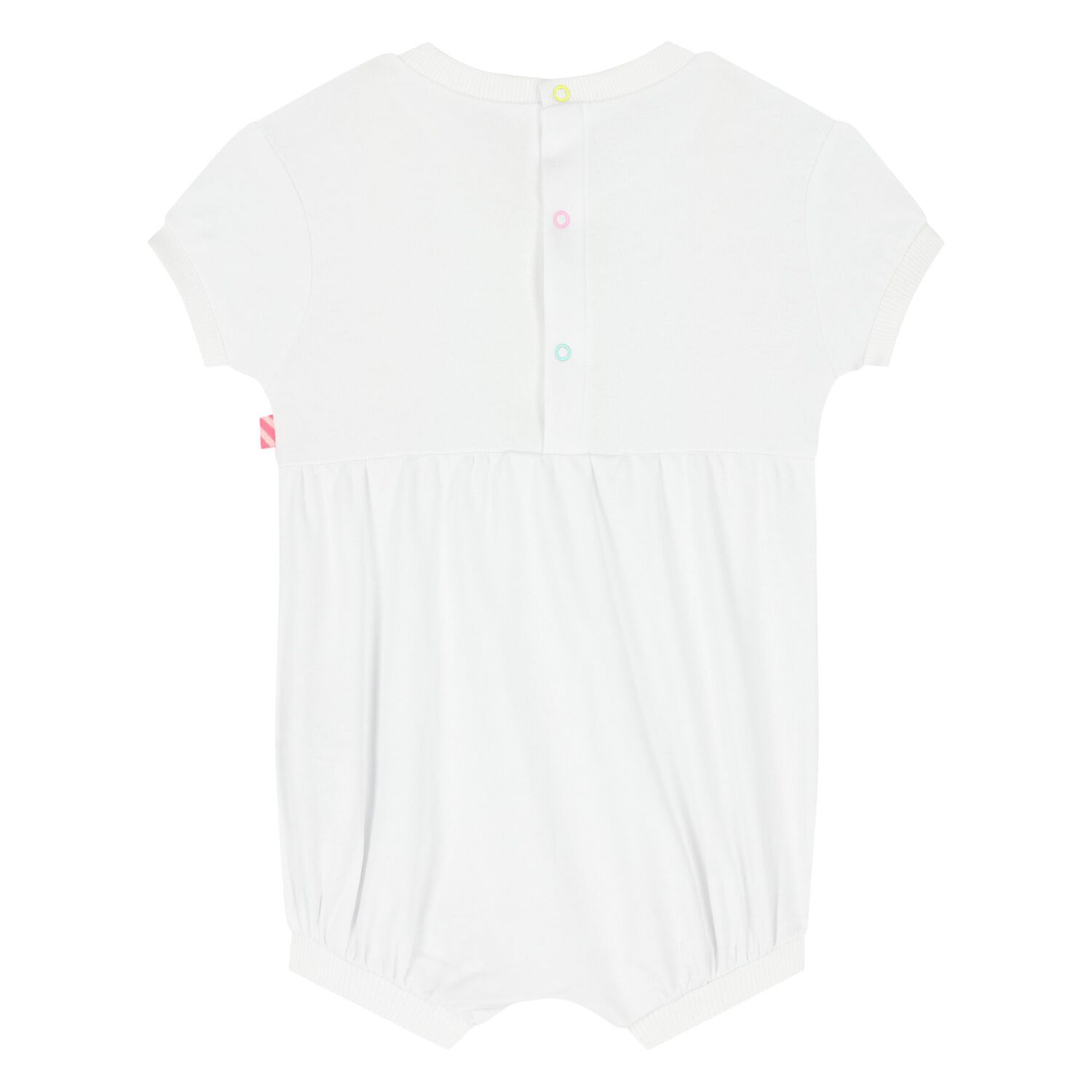 Baby Girls White Heart Romper, 1, hi-res image number null