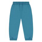 Younger Boys Blue & Beige Tiger Tracksuit Set, 1, hi-res