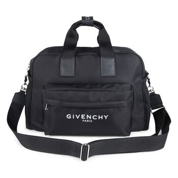 Black Logo Baby Changing Bag