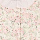 Baby Girls Pink Floral Babygrow, 1, hi-res