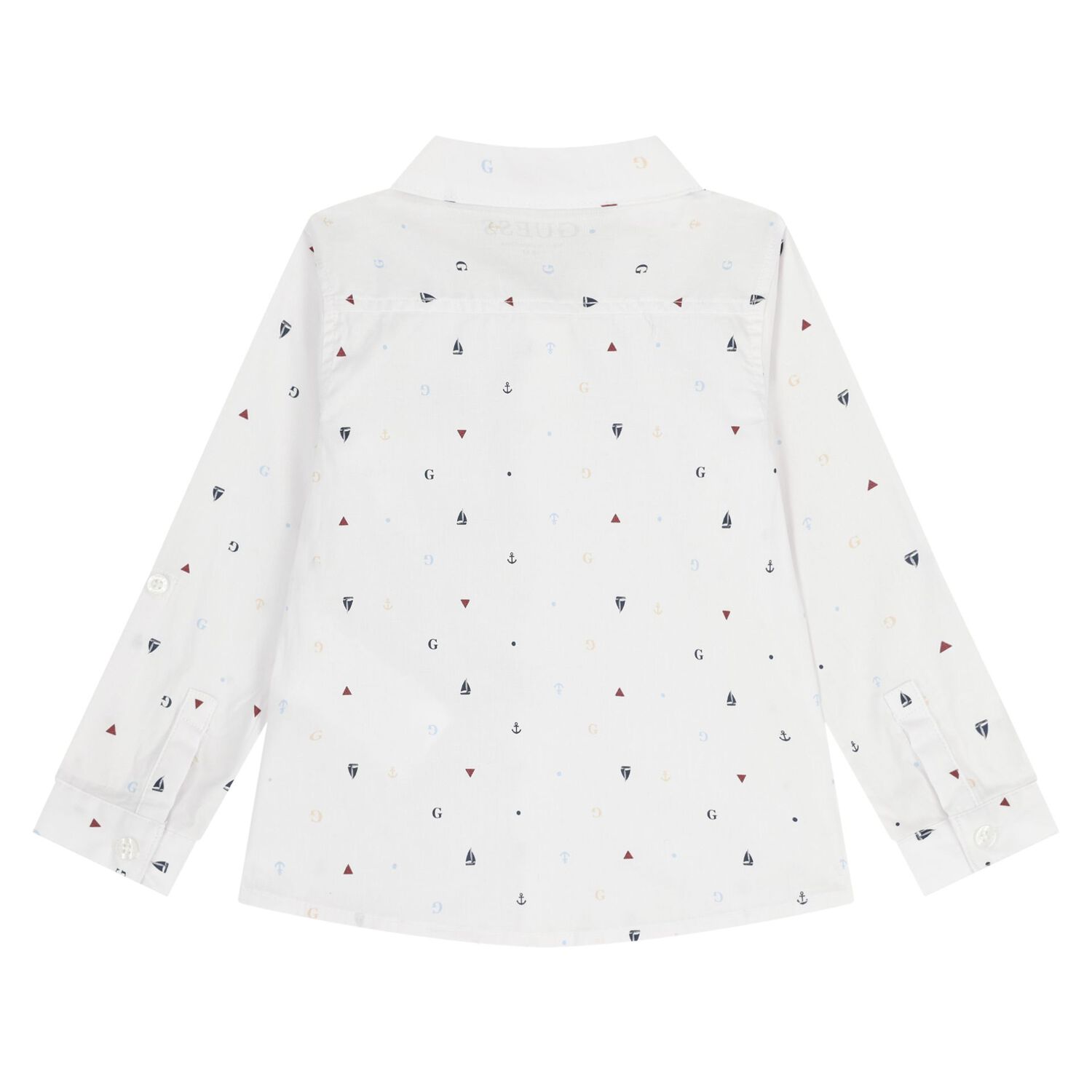 Baby Boys Beige & White Shorts Set, 1, hi-res