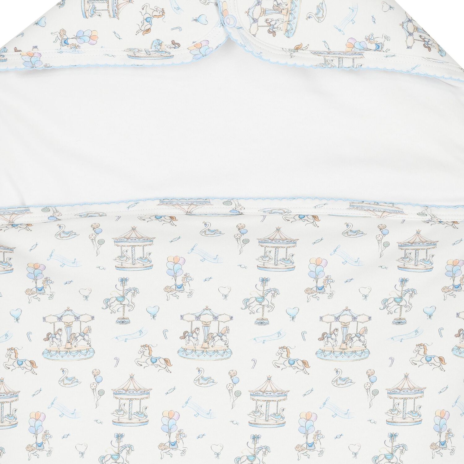 مدس دوار أزرق وأبيض للأولاد الصغار, 1, hi-res