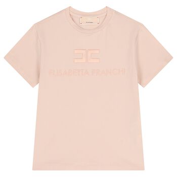 Girls Pink Logo T-Shirt
