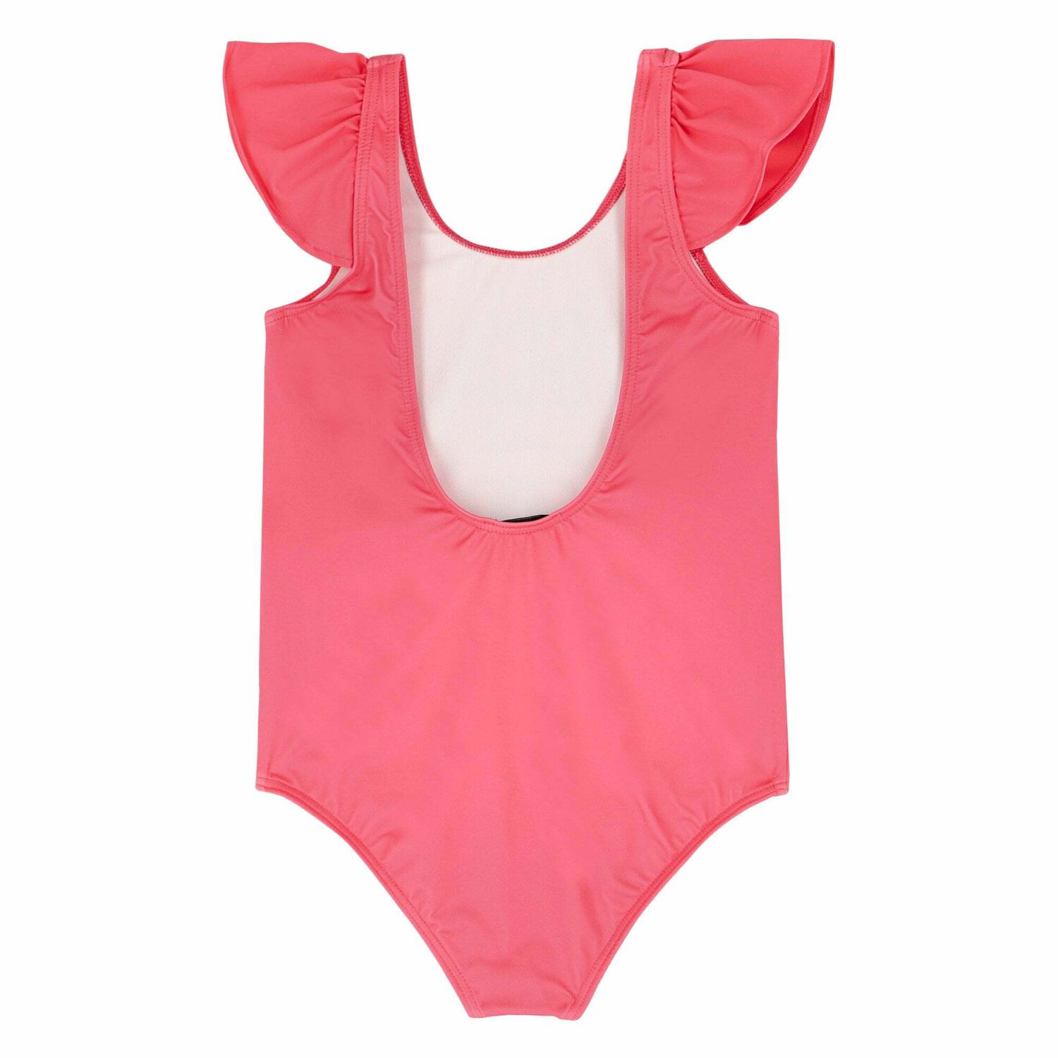 Girls Pink Logo Swimsuit, 1, hi-res