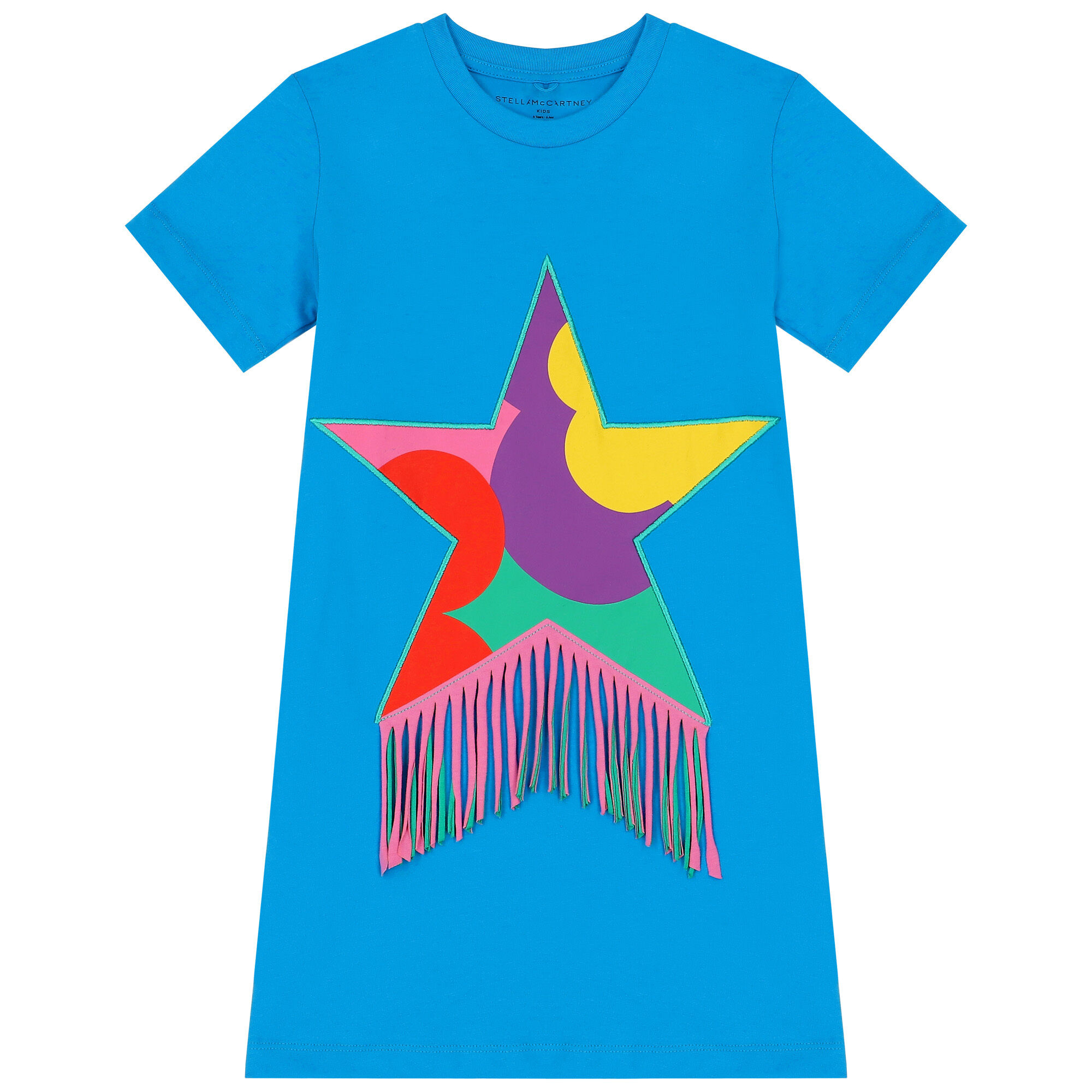 Stella McCartney Girls Blue Star T Shirt Dress Junior Couture USA