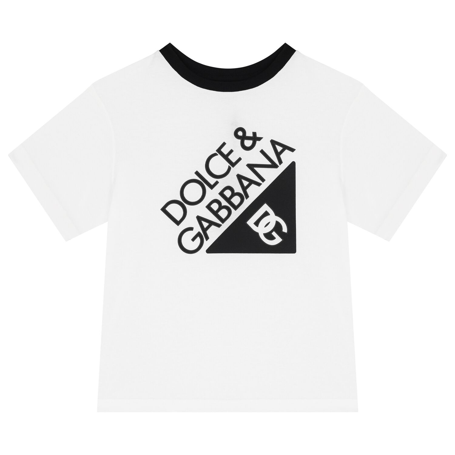 Boys White Logo T-Shirt, 1, hi-res
