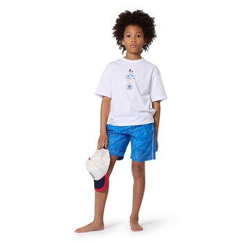 Boys White Logo T-Shirt