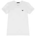 Boys White & Navy Blue T-Shirts ( 2-Pack ), 1, hi-res