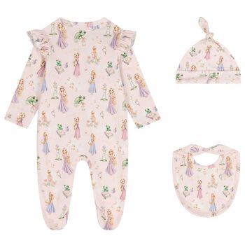 Baby Girls Pink Africa Babygrow Gift Set