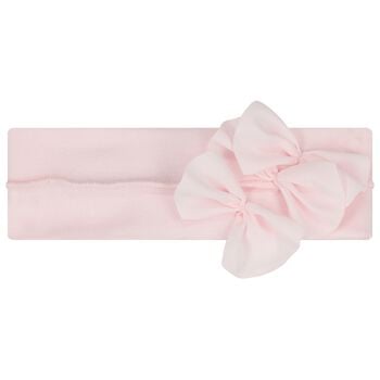 Baby Girls Pink Bow Headband 
