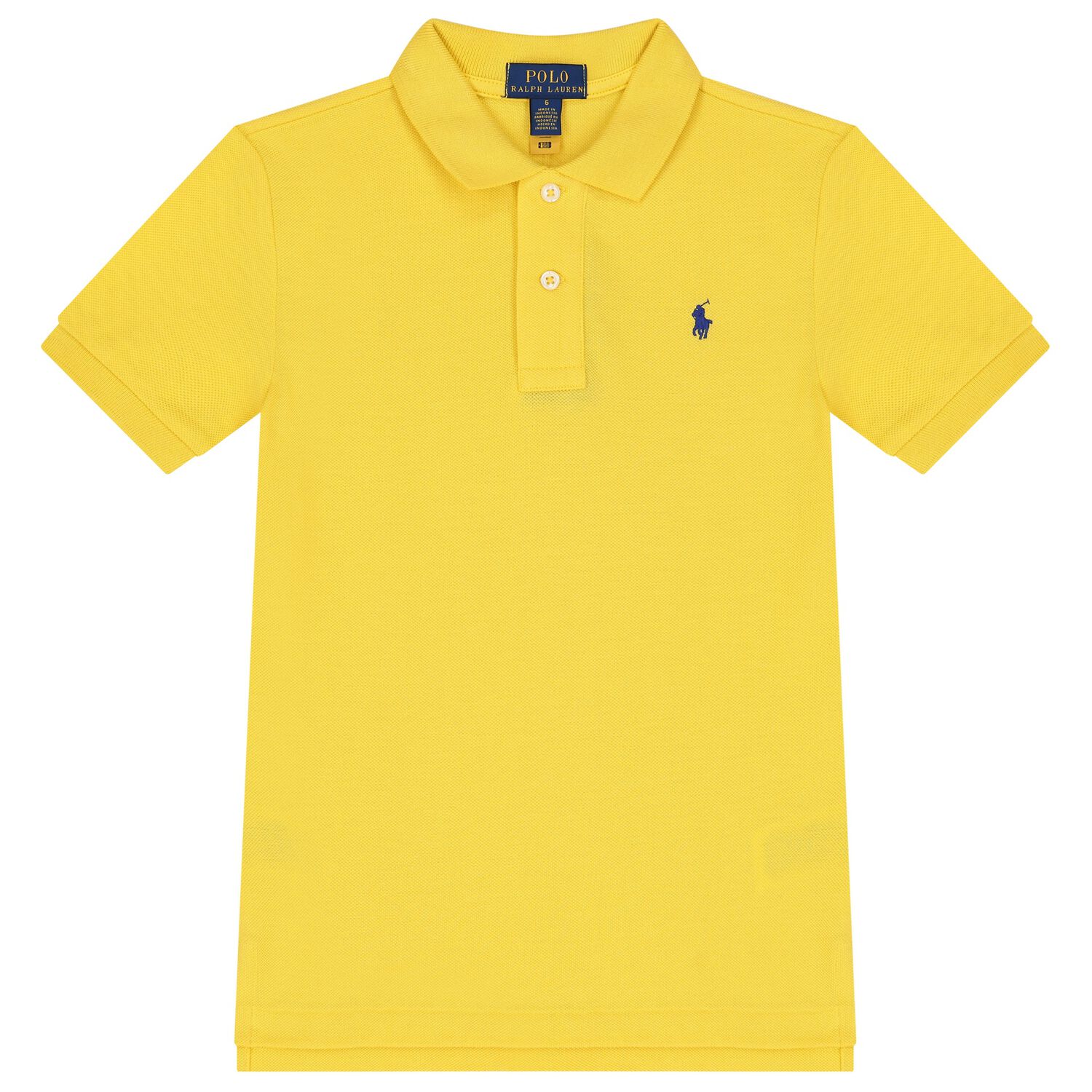 Boys Yellow Logo Polo Shirt, 1, hi-res image number null