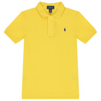 Ralph Lauren Boys Yellow Logo Polo Shirt, 1 Boys Yellow Logo Polo Shirt