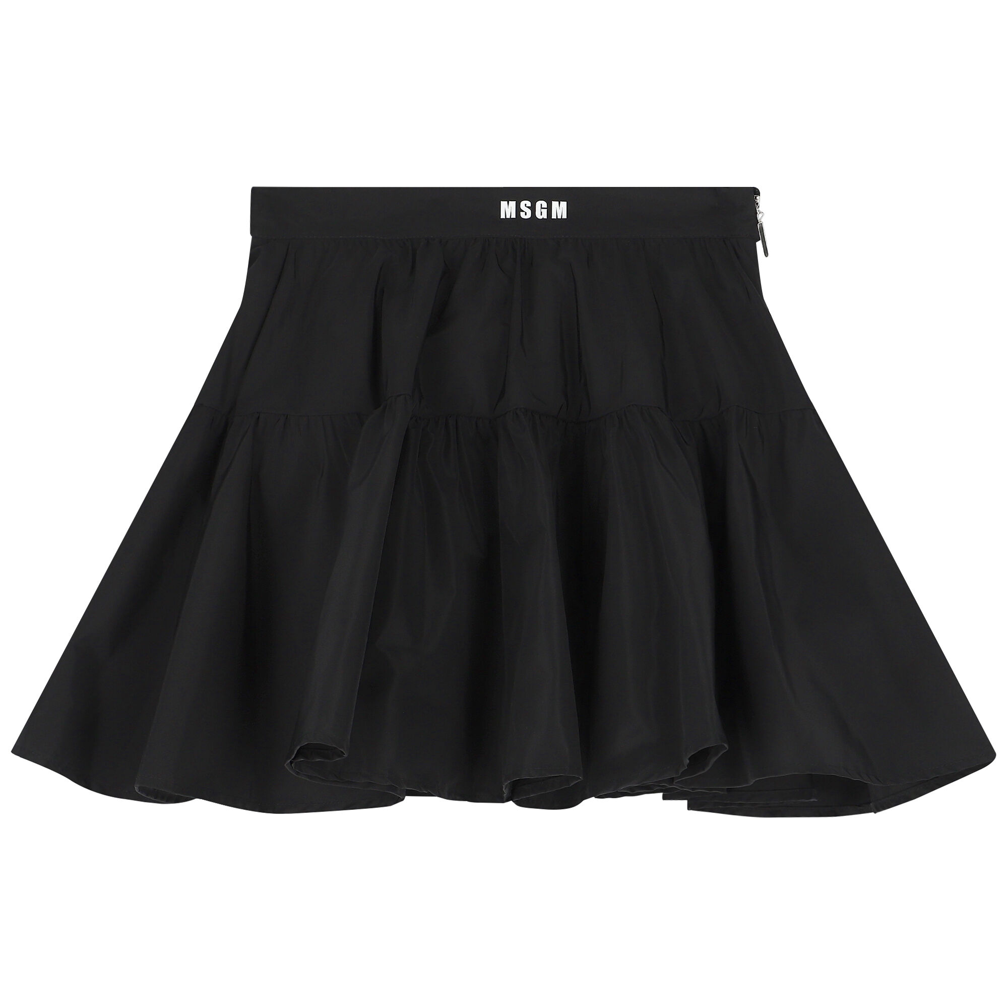 MSGM Girls Black Logo Skirt Junior Couture USA