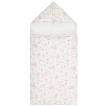 Baby Girls White & Pink Swan Nest