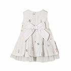 Girls Grey Printed Dress, 1, hi-res