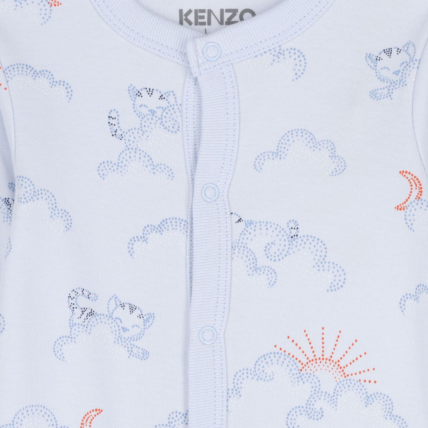 Baby Boys Blue Clouds Babygrow Gift Set, 1, hi-res