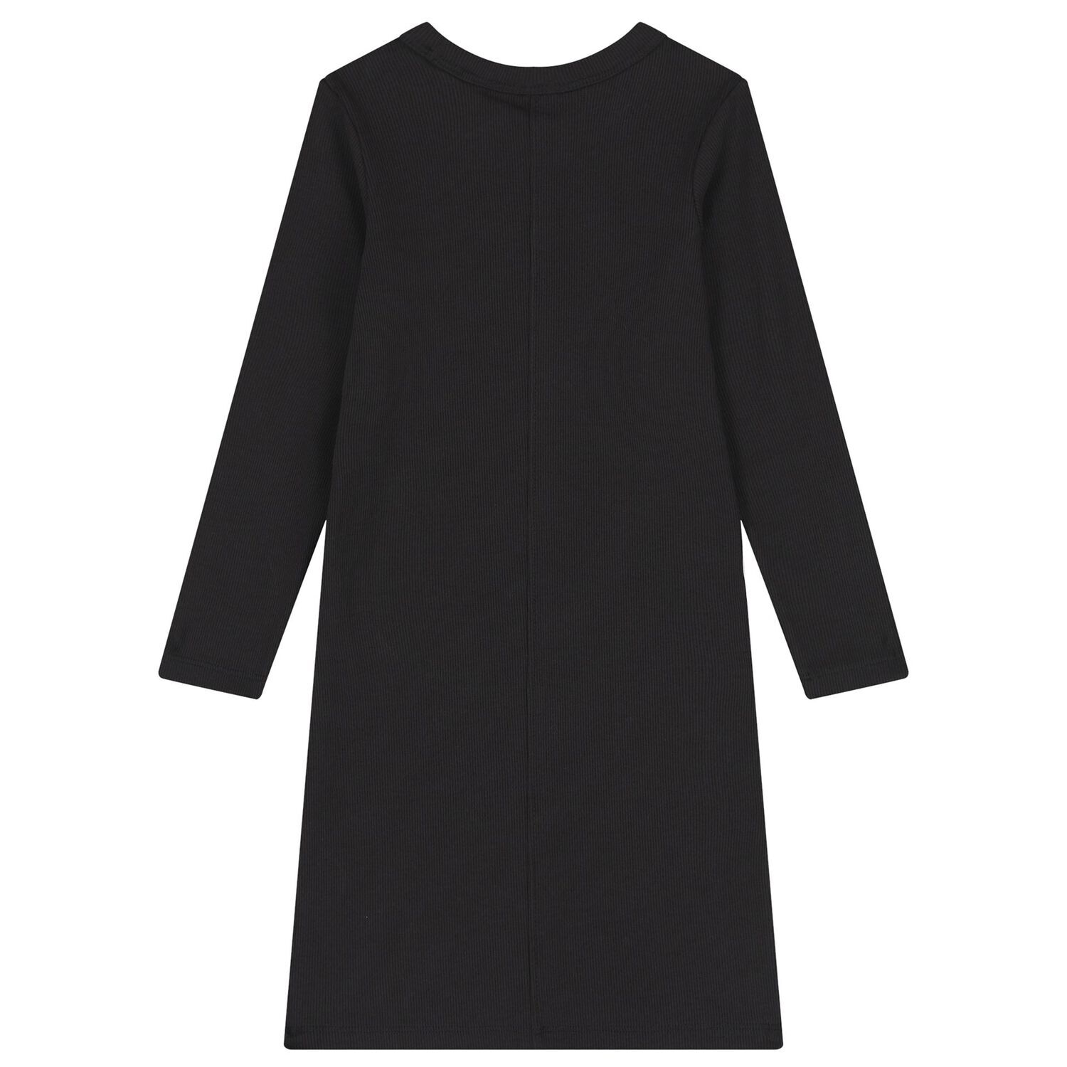 Girls Black Logo Dress, 1, hi-res image number null