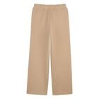 Girls Mini Me Beige Logo Trousers, 1, hi-res