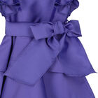 فستان مكشكش باللون البنفسجي , 1, hi-res