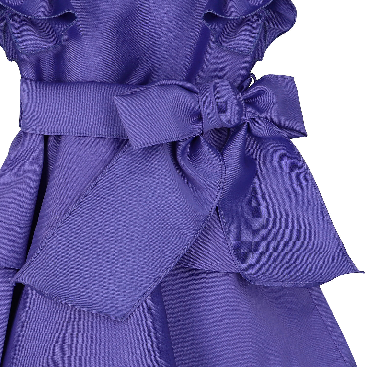 فستان مكشكش باللون البنفسجي , 1, hi-res