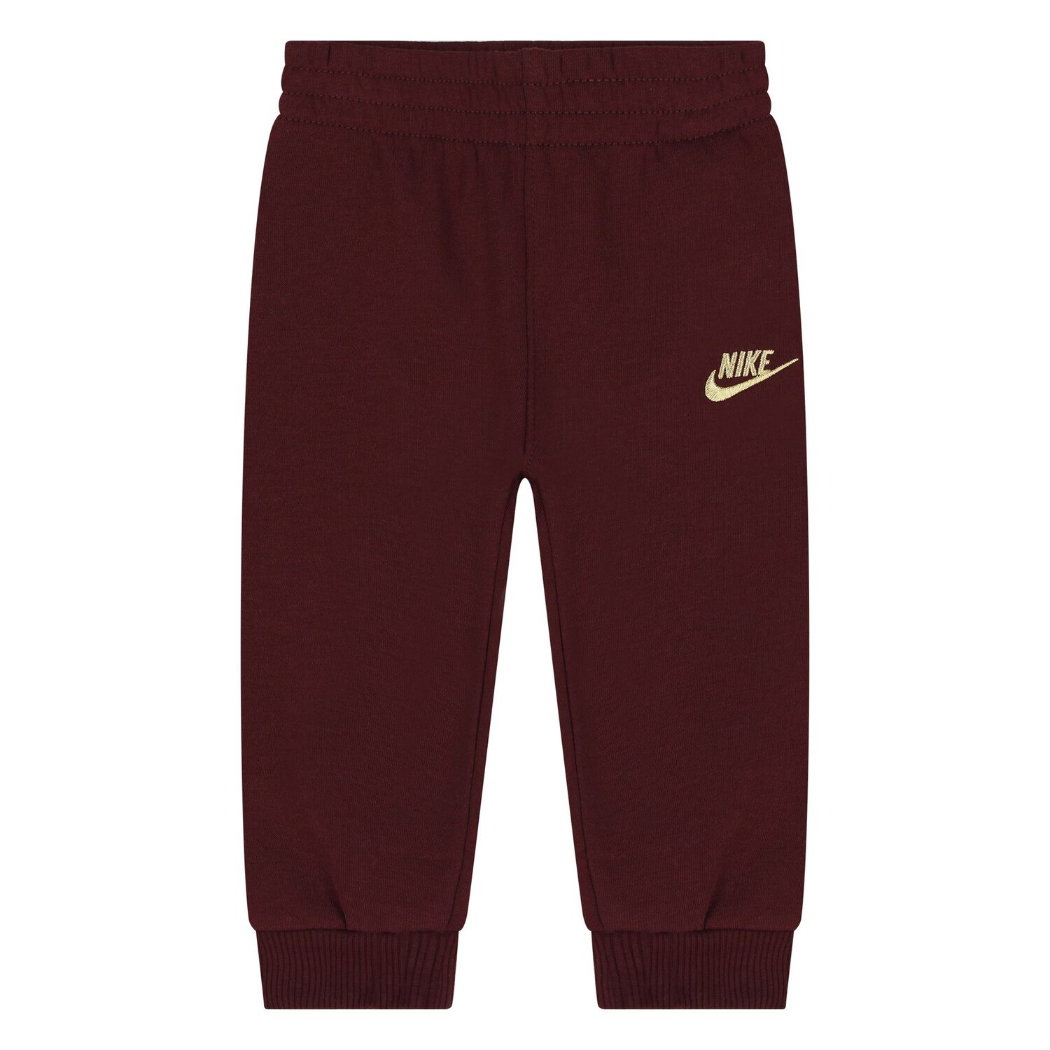 Younger Boys Ivory & Burgundy Logo Tracksuit, 2, hi-res